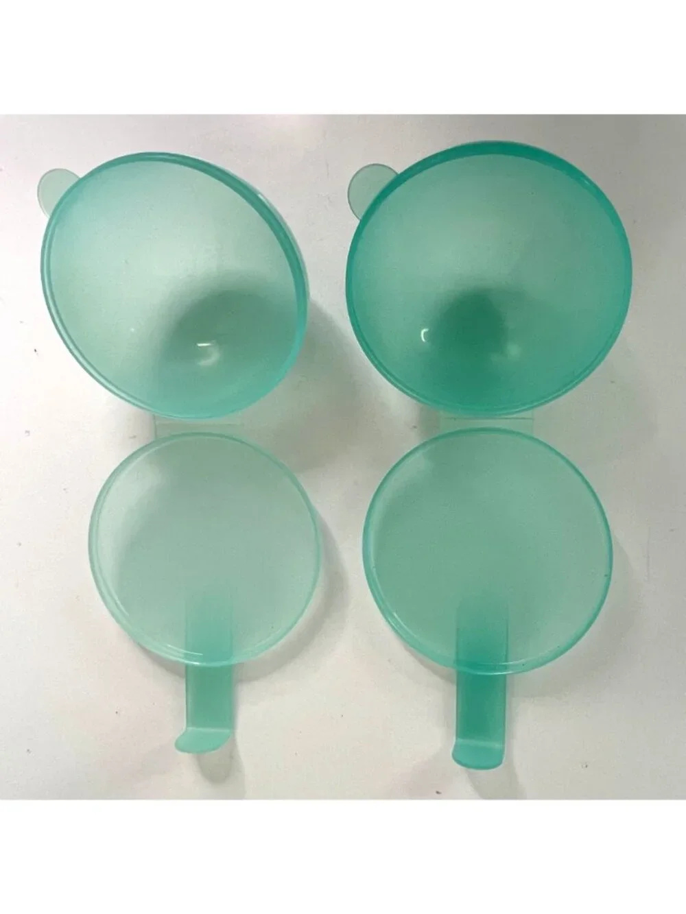 Vintage Tupperware Lot of 4 Yellow Cheese Keeper 2 Teal Fruit Keepers 1 Dip Bowl